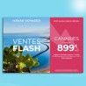 Affiche ventes flash horizontale - Téléchargement